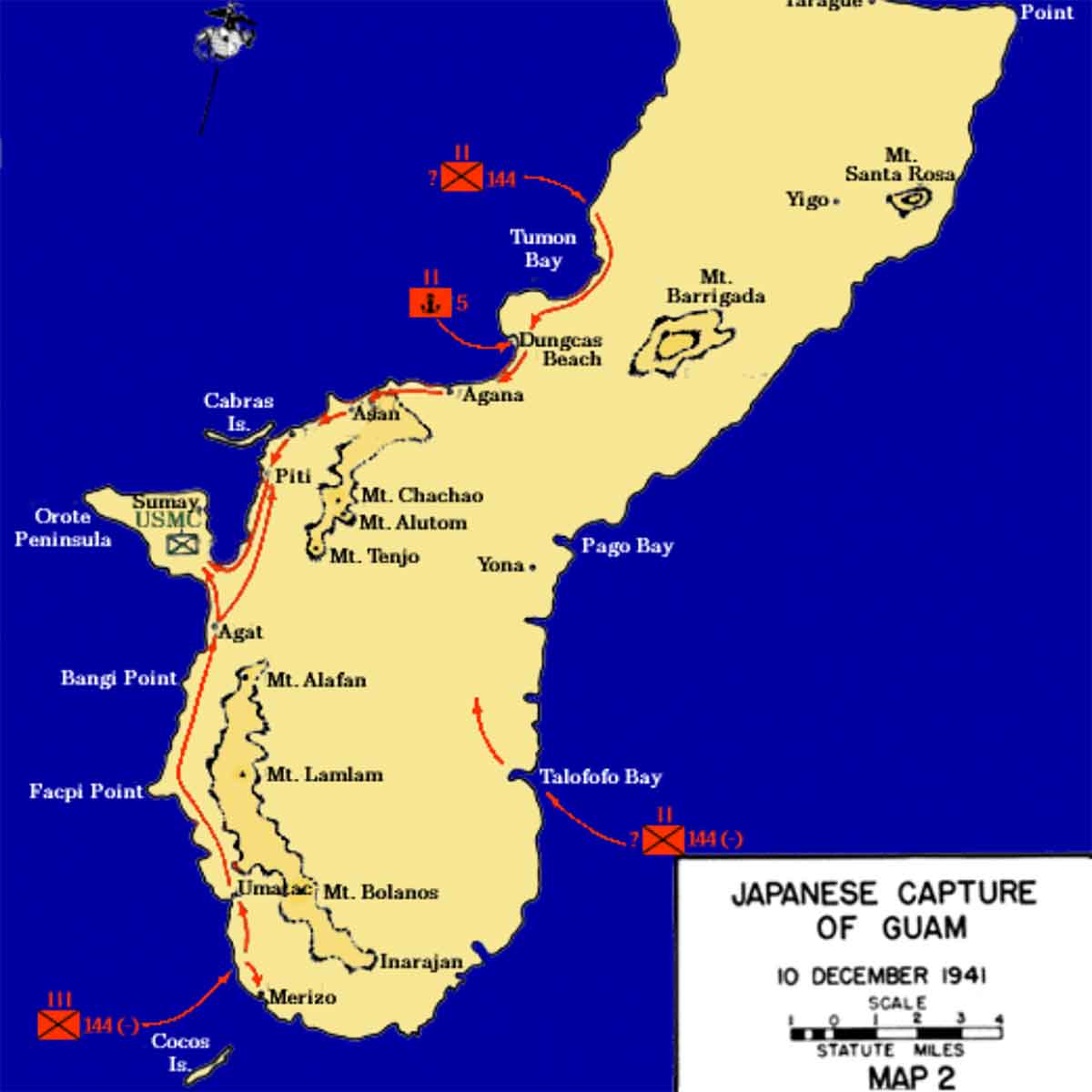 japanese invasion guam 1941