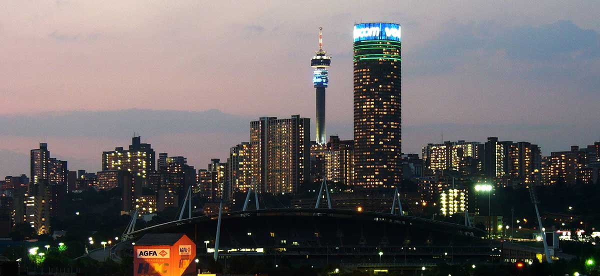 jo burg skyline