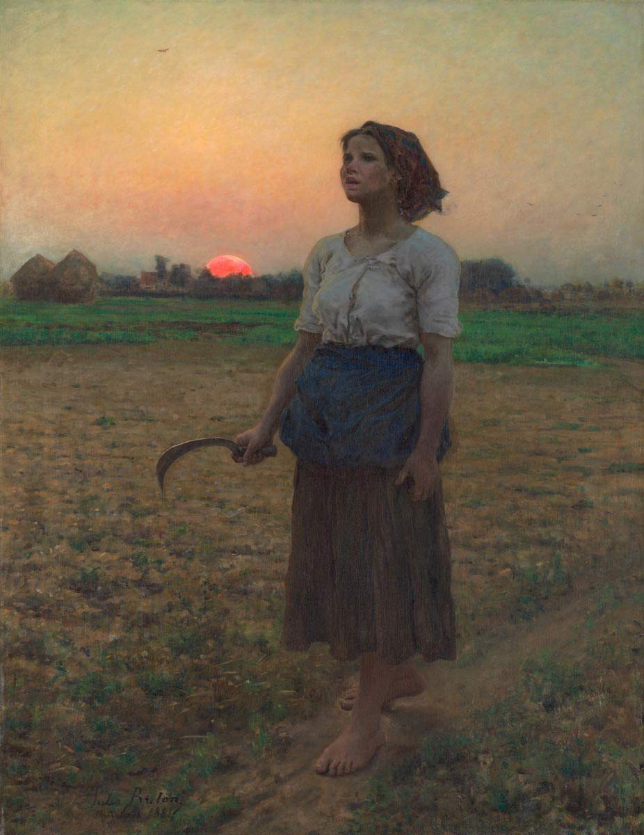 jules brenton song of lark painting
