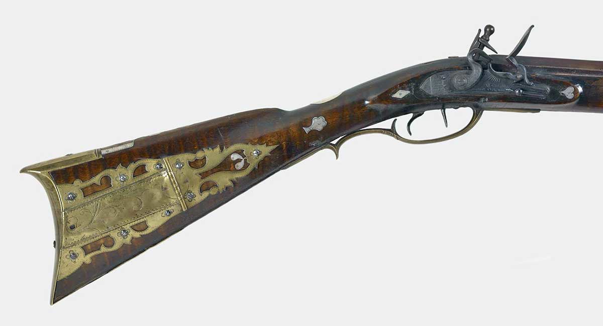 kentucky rifle 1810s stock