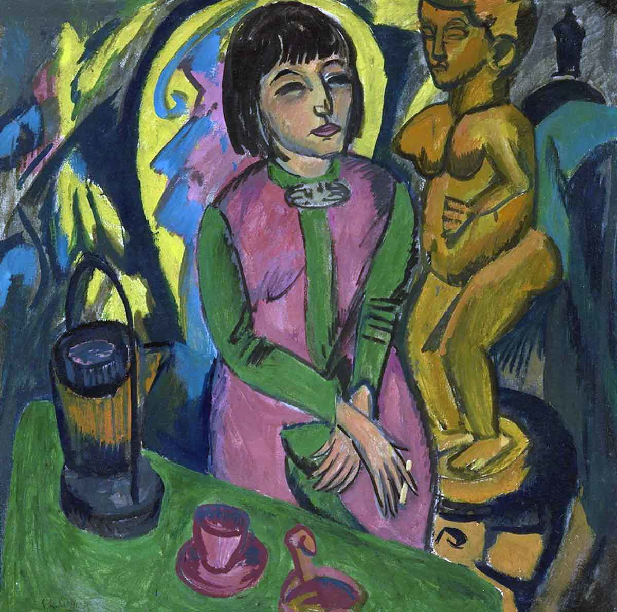 kirchner woman painting