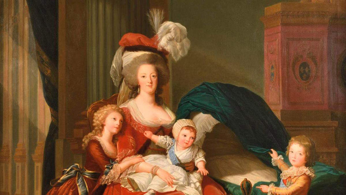 le brun elisabeth marie antoinette painting