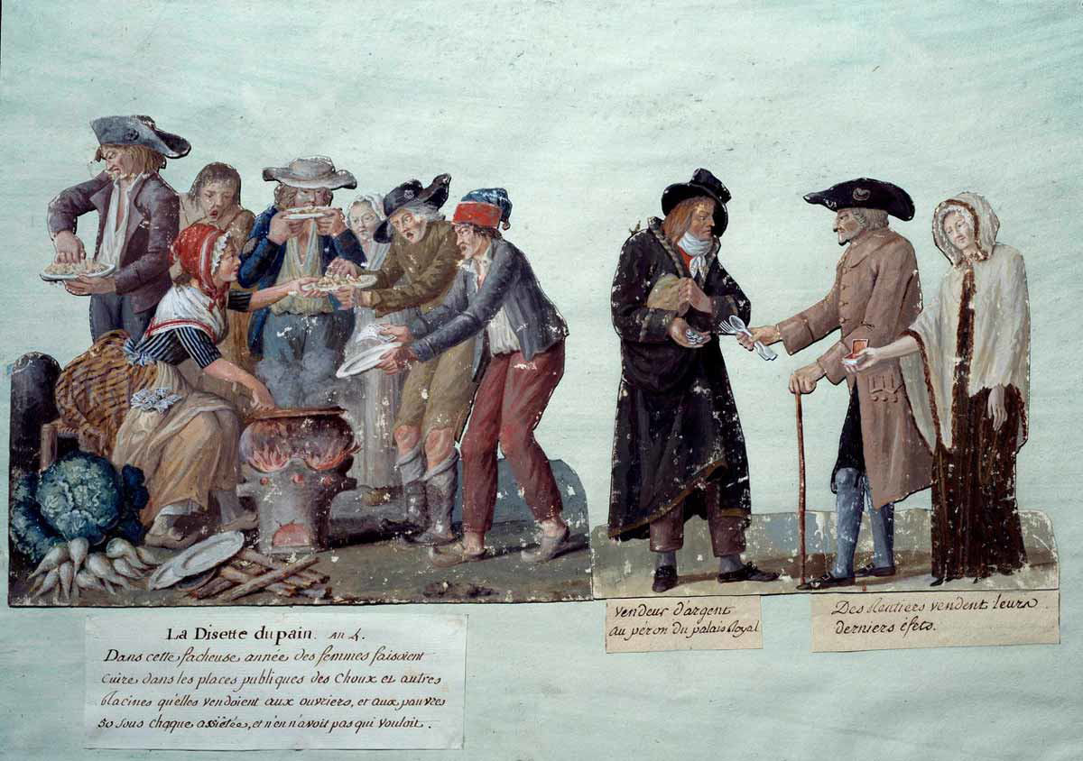 lesueur brothers bread shortage in france painting