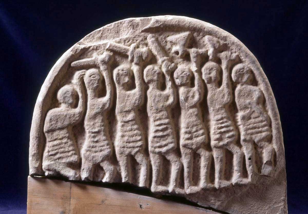 lindisfarne raid gravestone