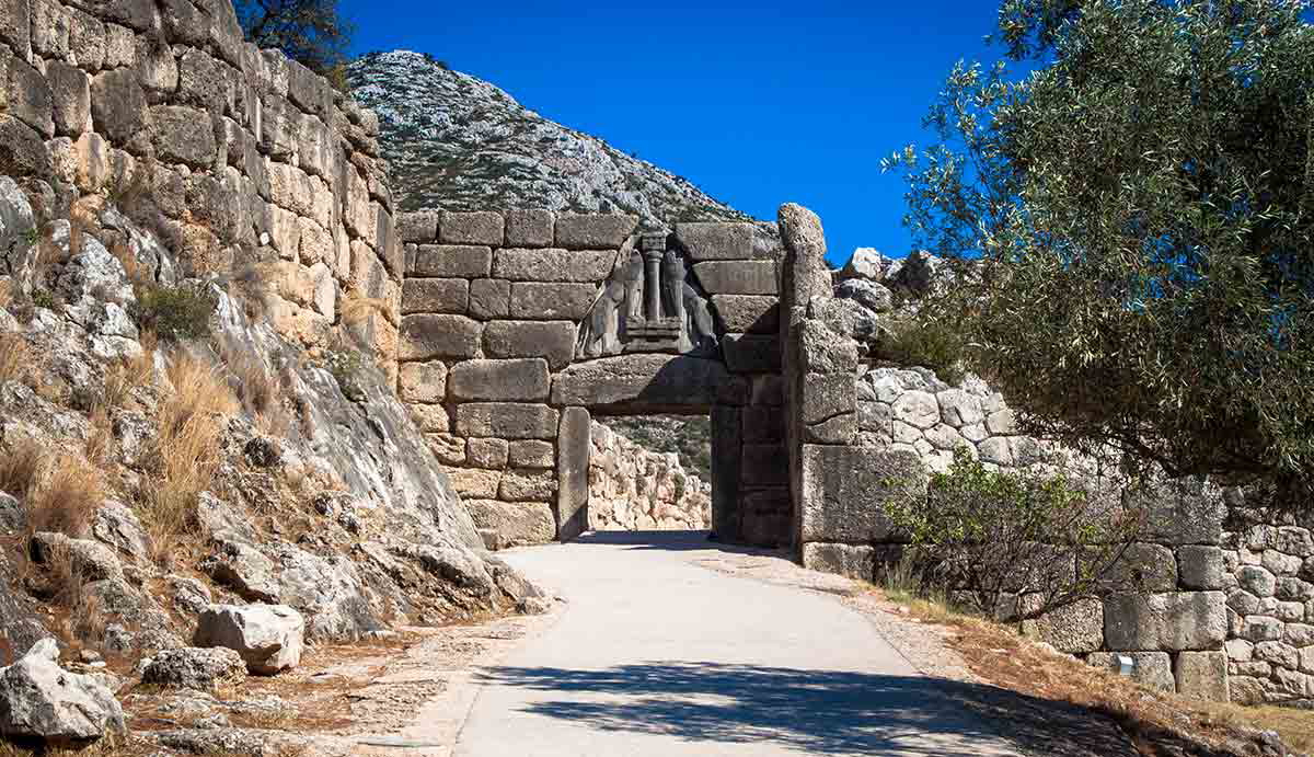lion gate mycenae