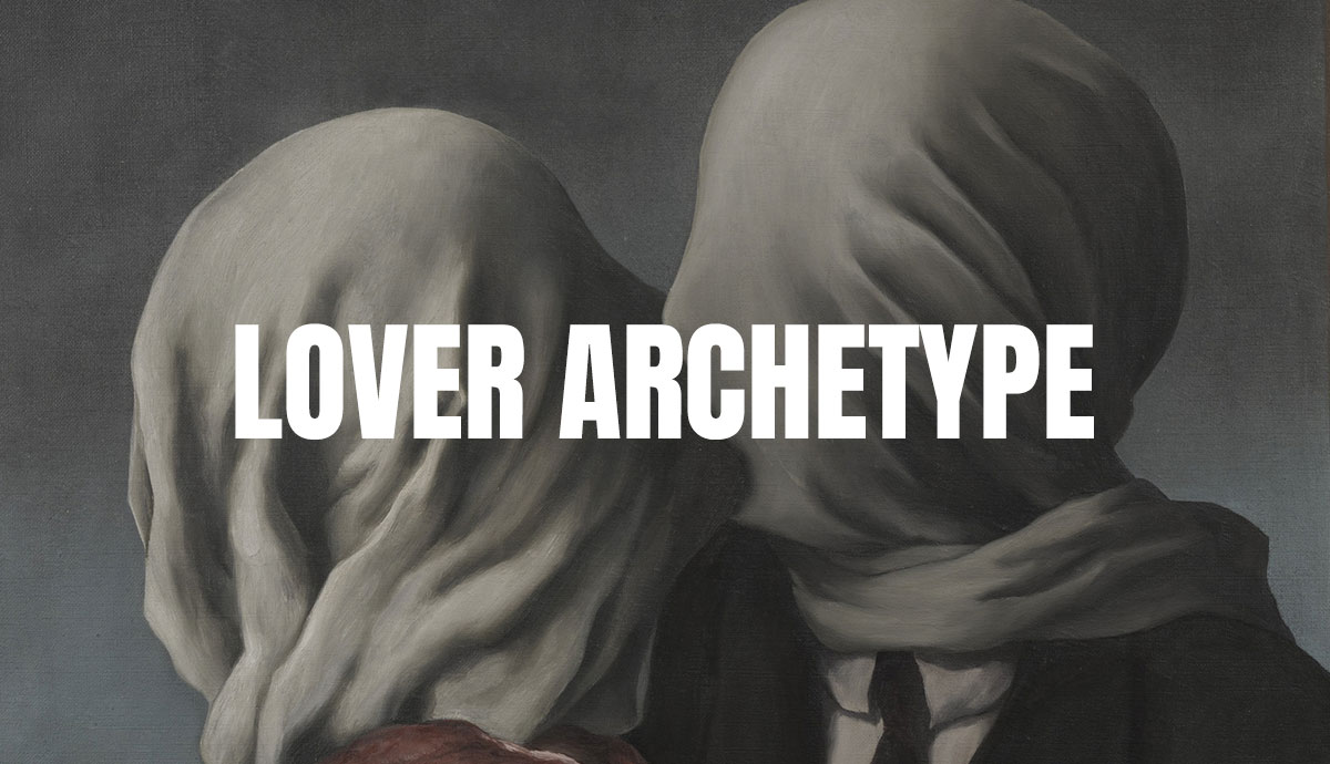 Veiled couple with “Lover Archetype” title