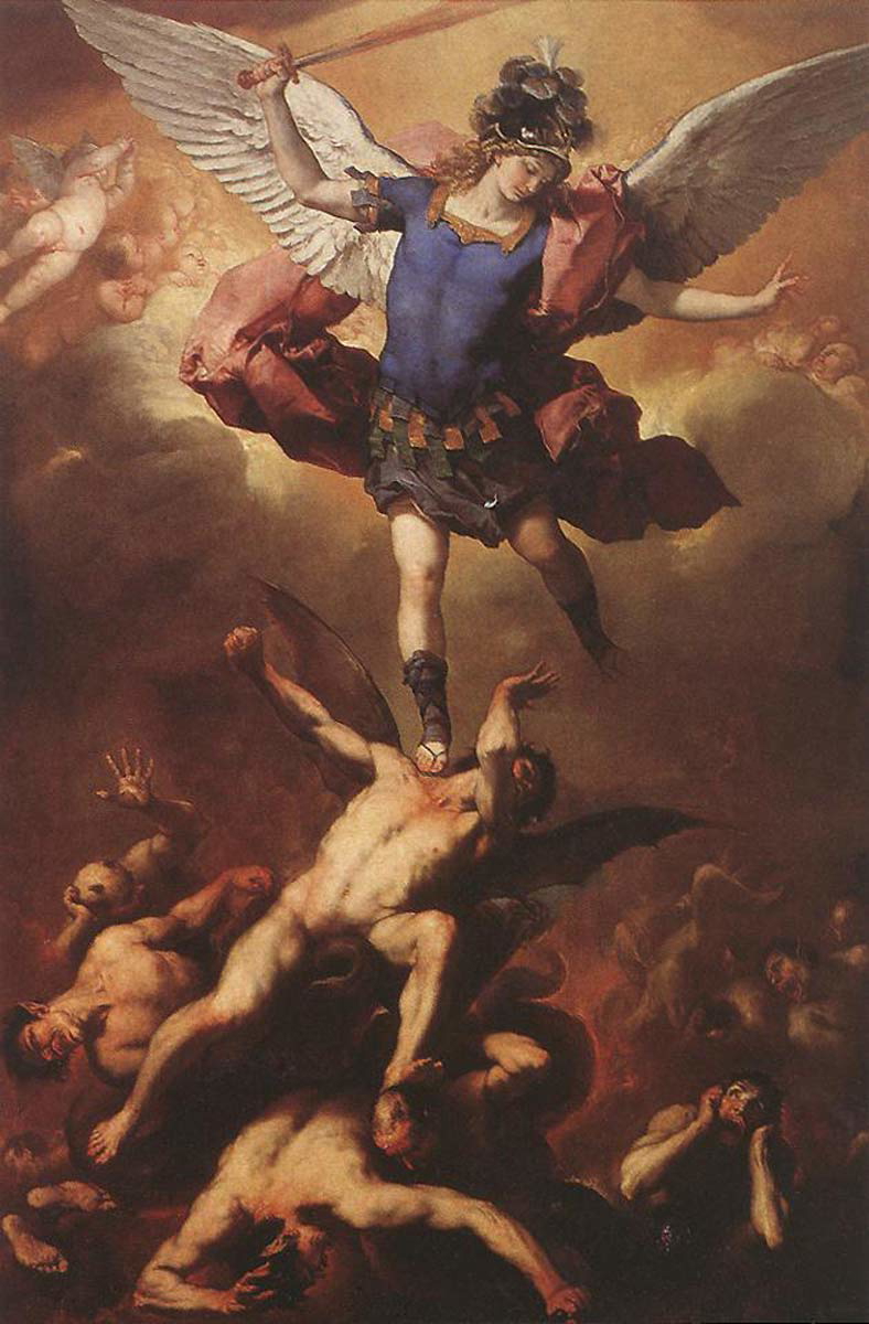luca giordano rebel angels painting