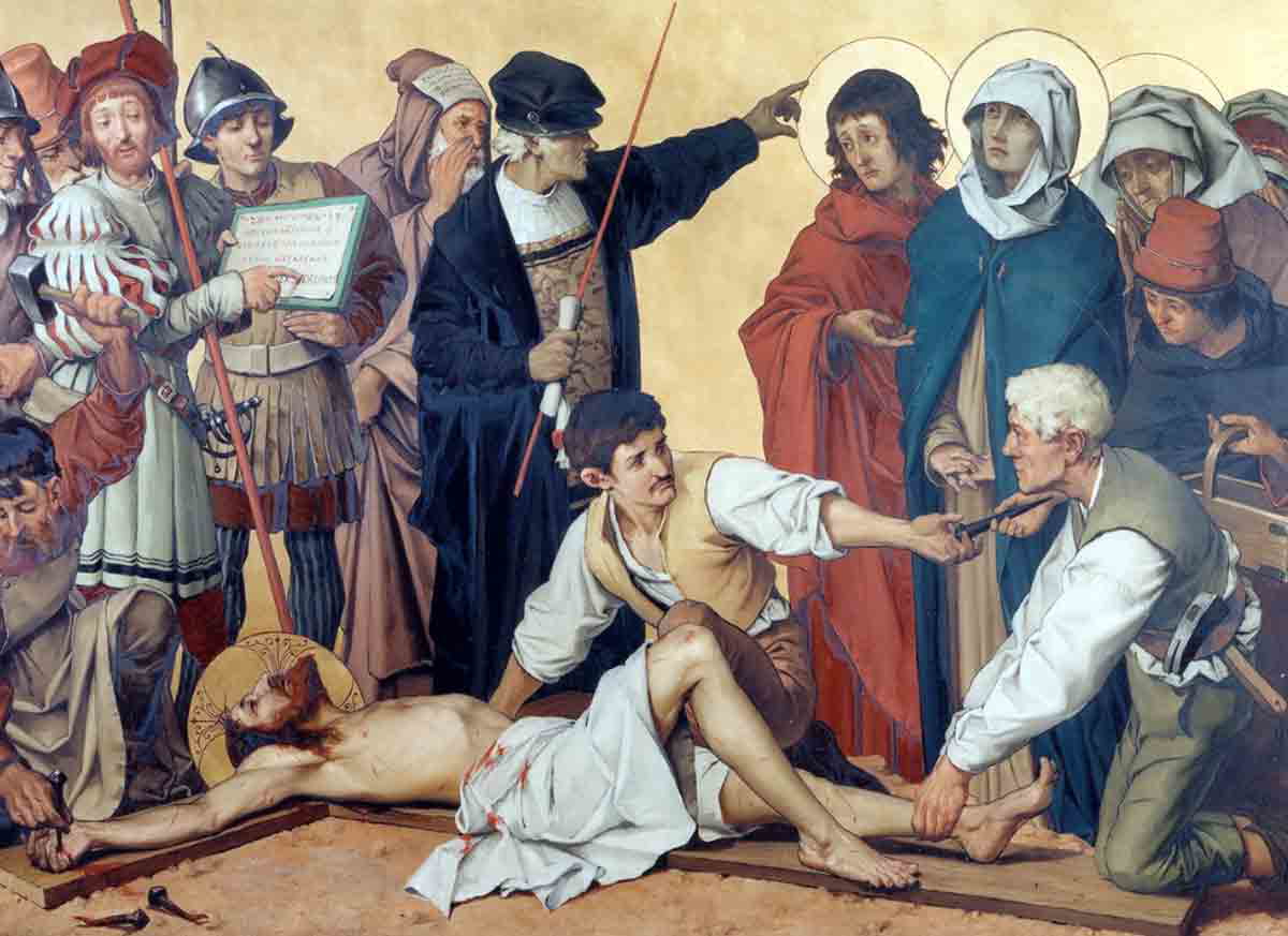 lybaert jesus nailed cross