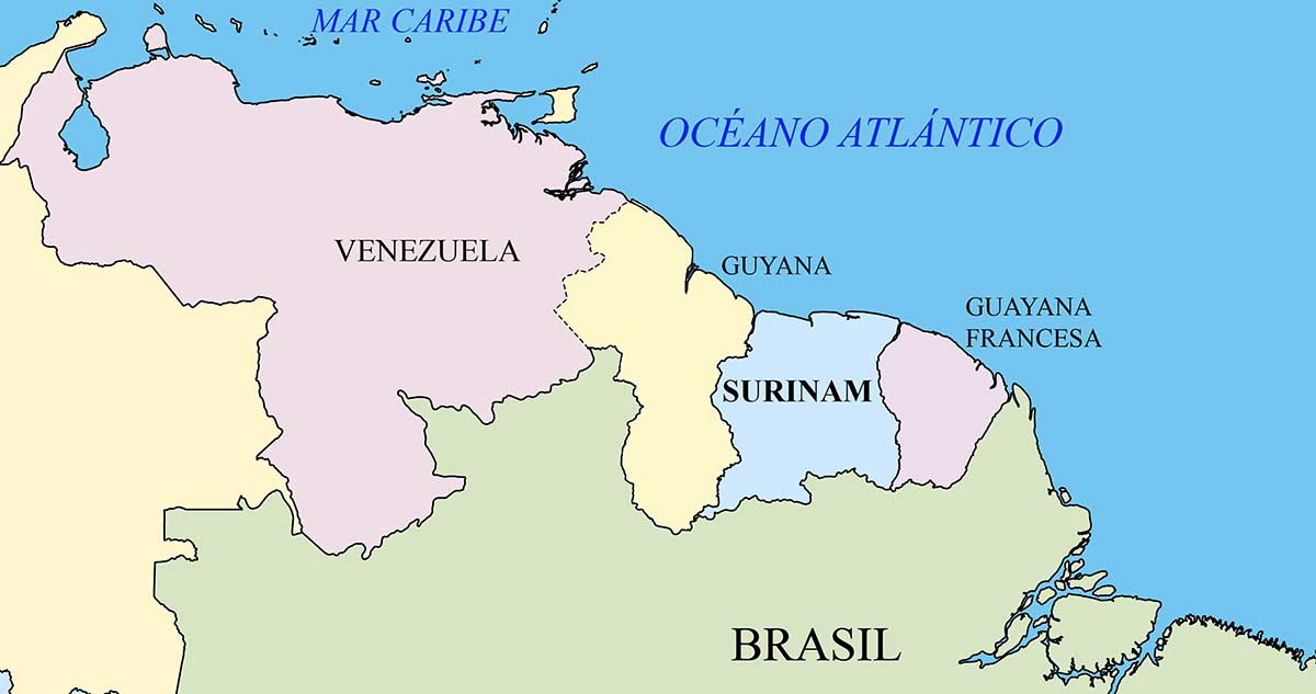 map of northeastern south america