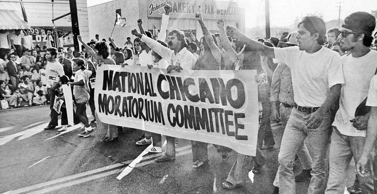 marching chicano moratorium