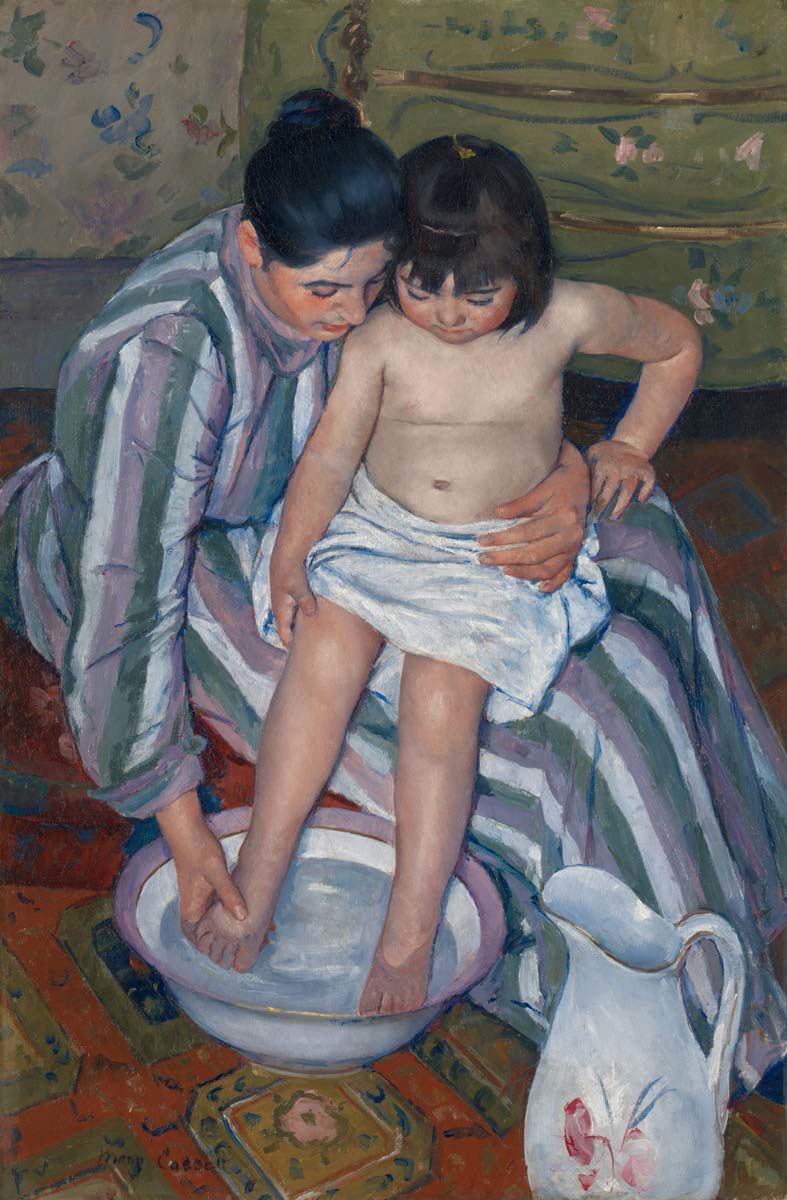 mary cassat childs bath painting