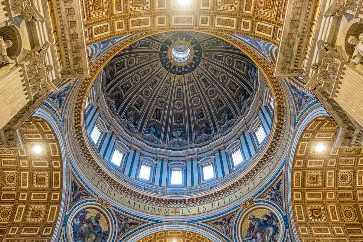 michelangelo dome st peters basilica vatican italy