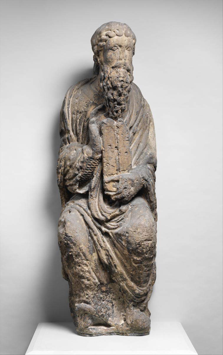 moses statue france deuteronomy