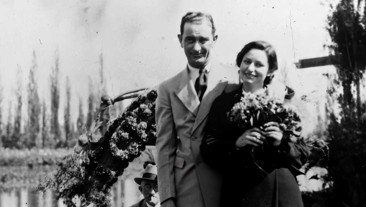 newly wed lady bird johnson honeymoon photo