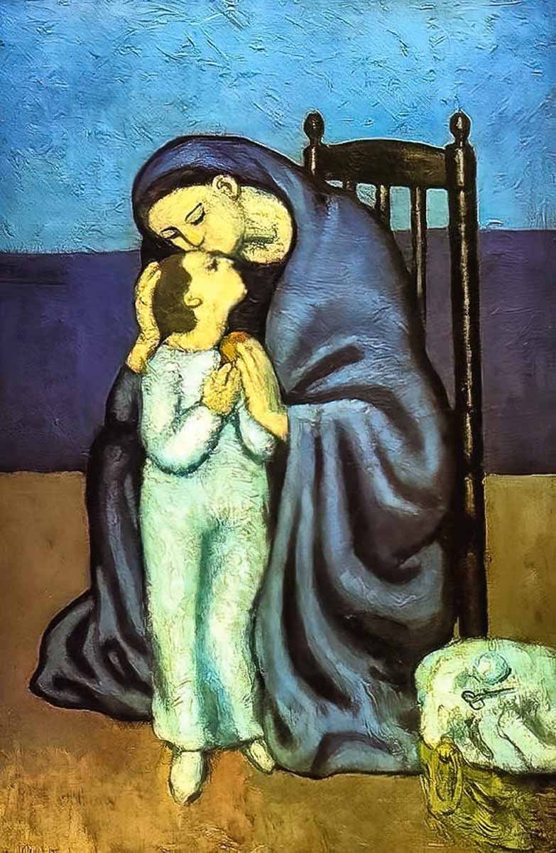 pablo picasso mother and child painting