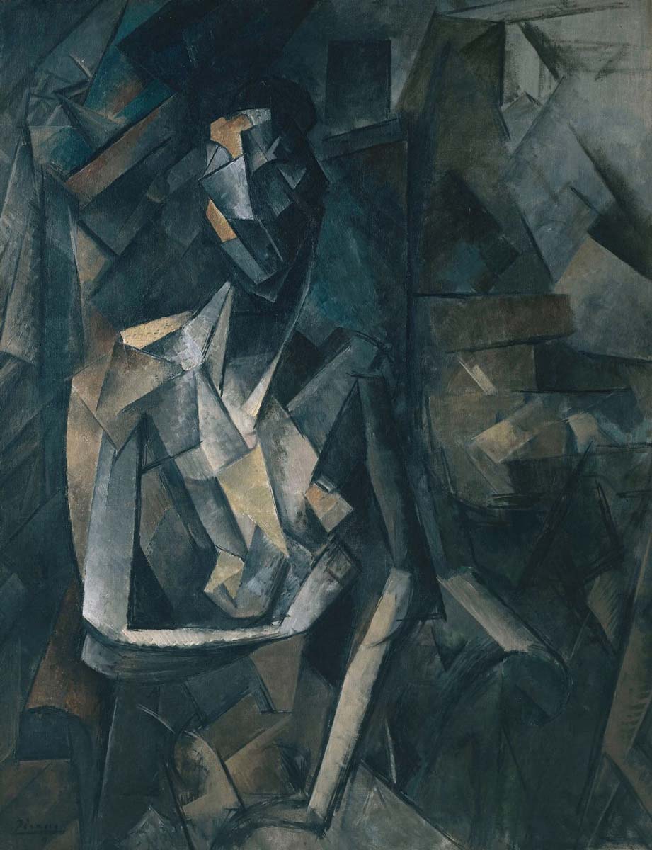 picasso seated nude cubism