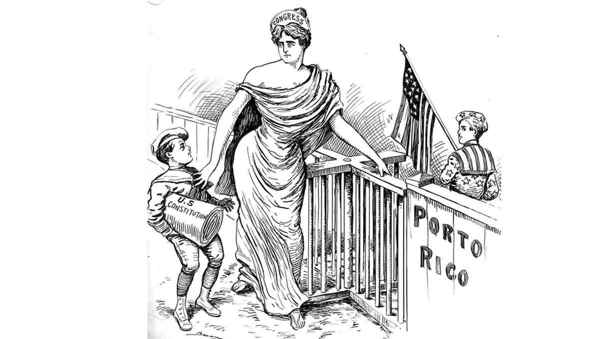 political cartoon constitution puerto rico