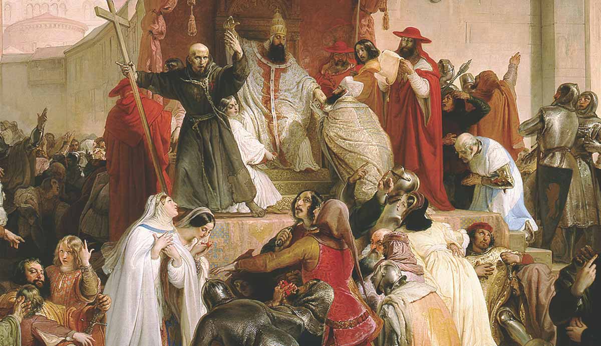 pope urban ii preaches crusade