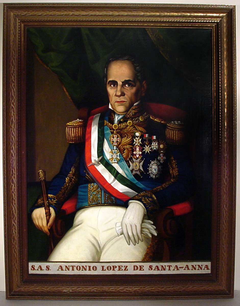 portrait santa anna caudillo