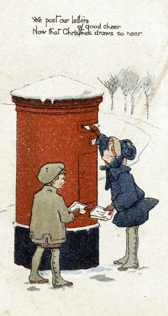 posting christmas cards alexander baird