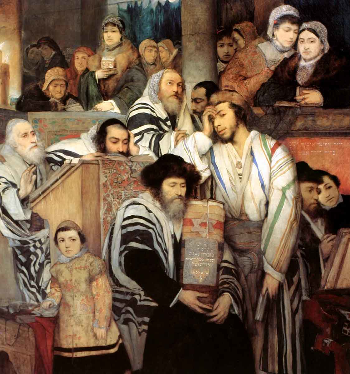 praying in the synagogue