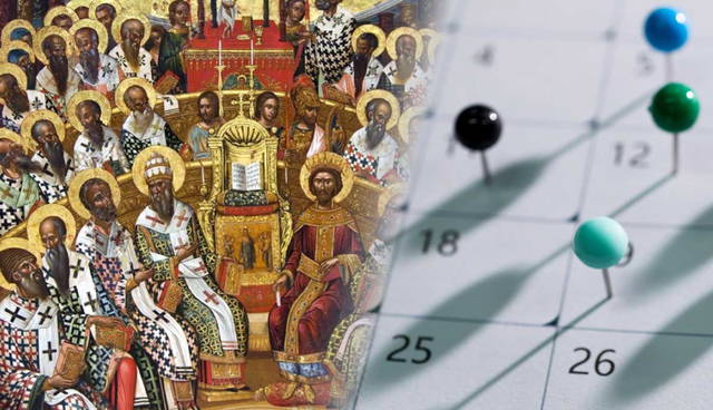 council icon beside marked calendar