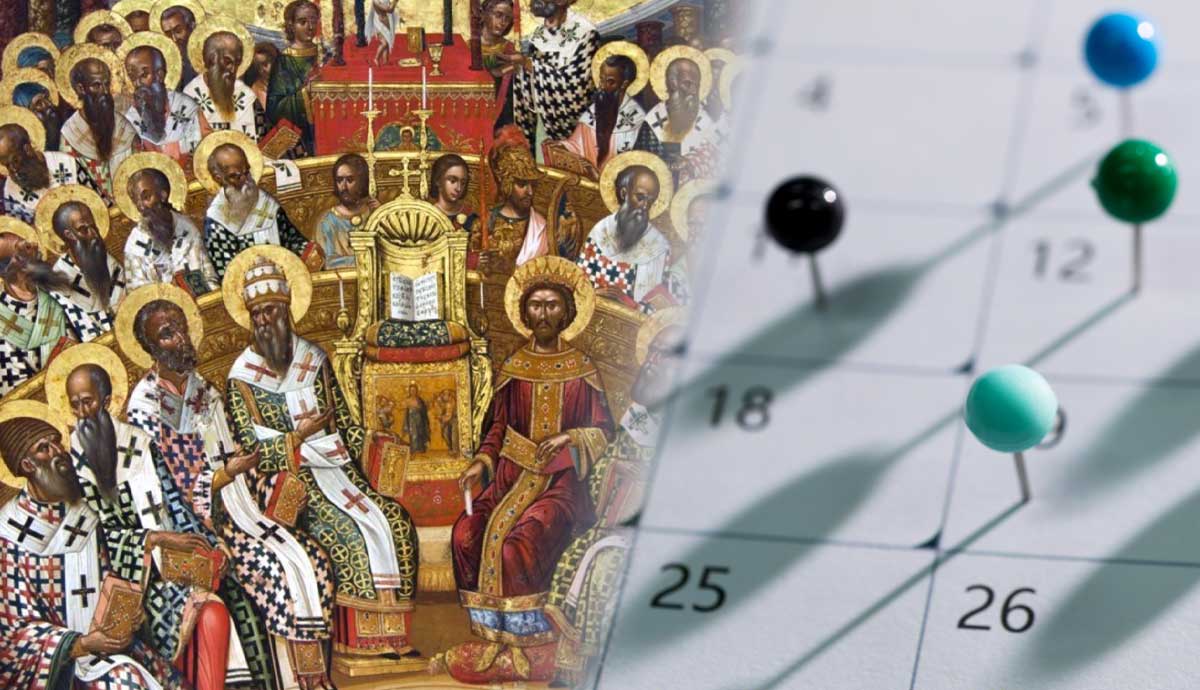 council icon beside marked calendar