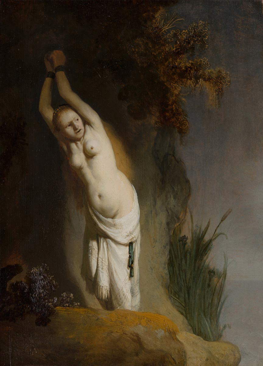 rembrandt andromeda painting