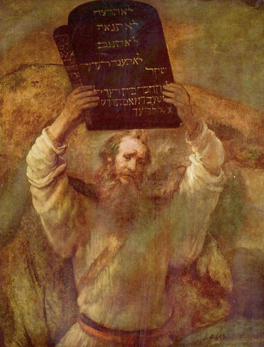 rembrandt moses breaking tablets of law