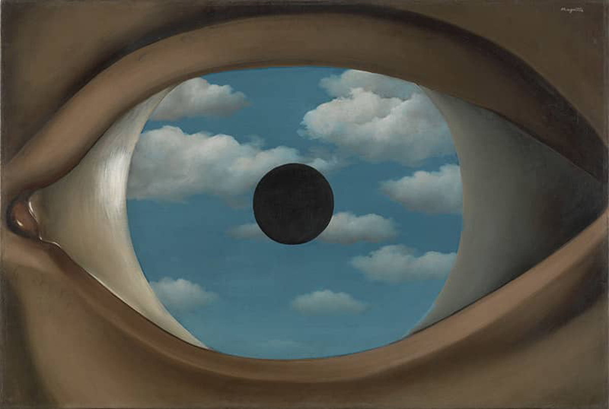 rene magritte false mirror painting
