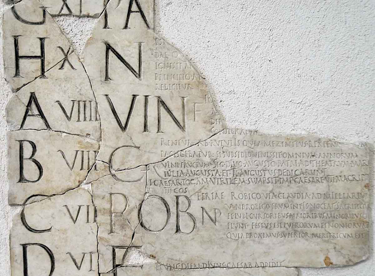 roman calendar fasti praenestini
