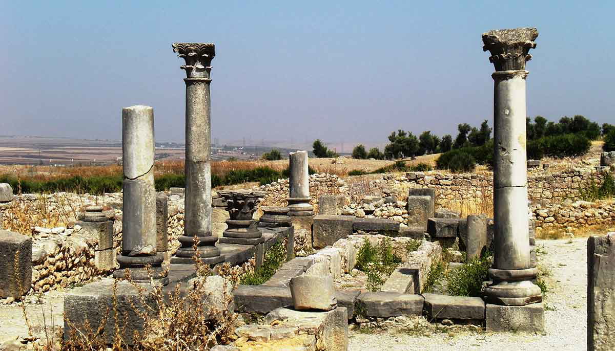 roman ruins volubilis morocco