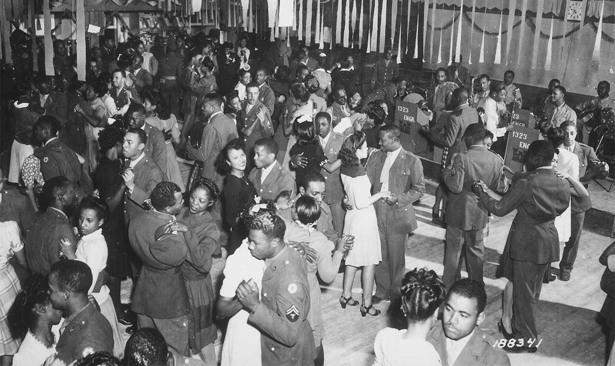 segregated christmas wwii dance hall