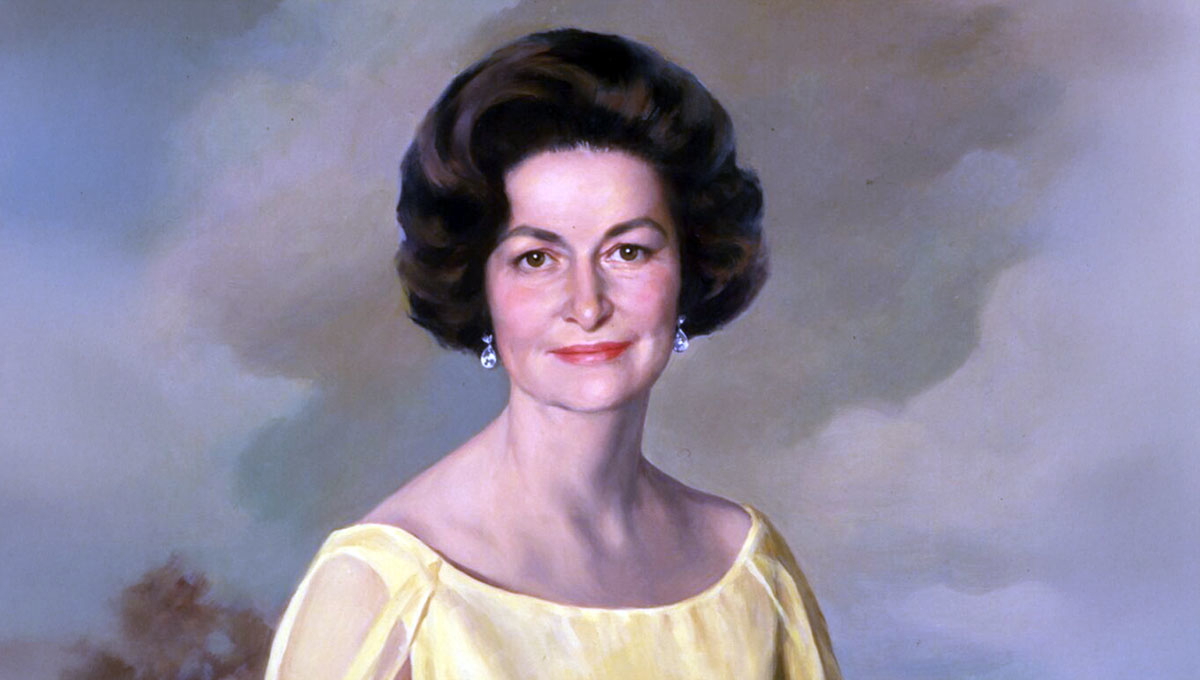 shoumatoff elisabeth lady bird portrait painting