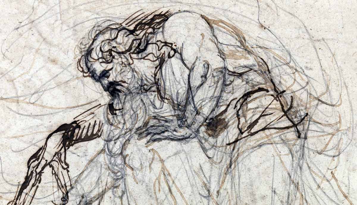 sketch god creating the town myths