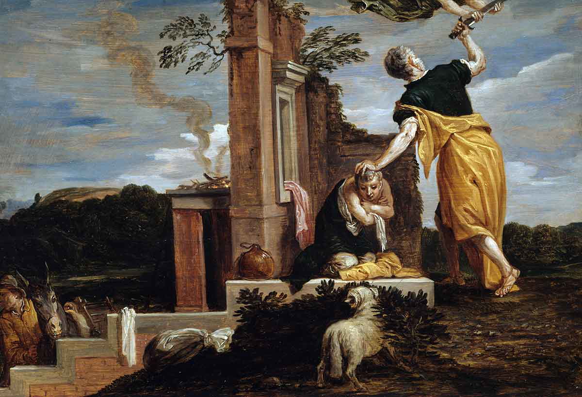teniers abrahams sacrifice of isaac painting