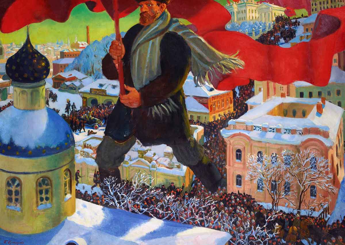the bolshevik kustodiev 1920