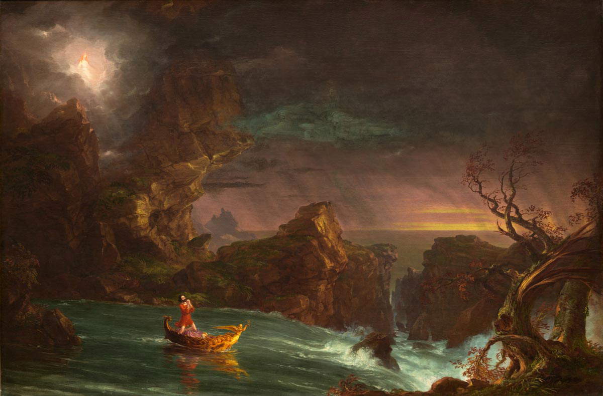 thomas cole voyage of life painting