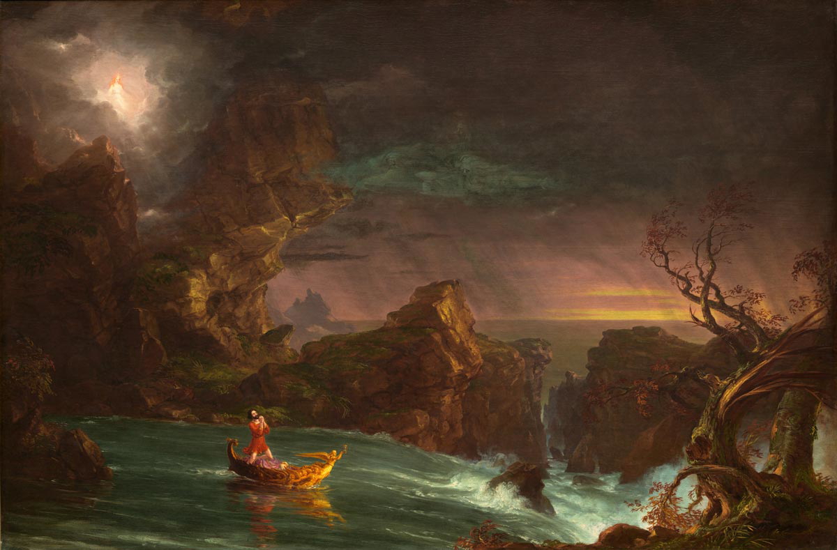 thomas cole voyage of life painting