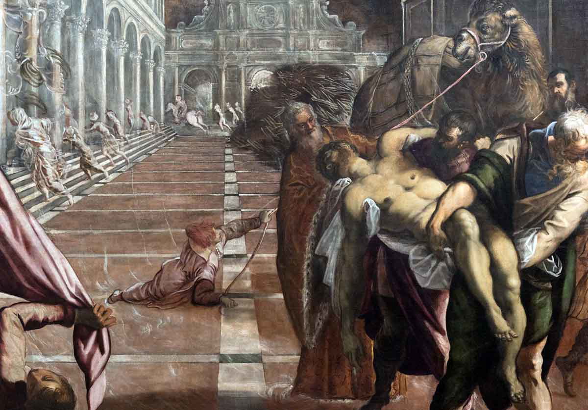 tintoretto removal body st mark gallerie accademia