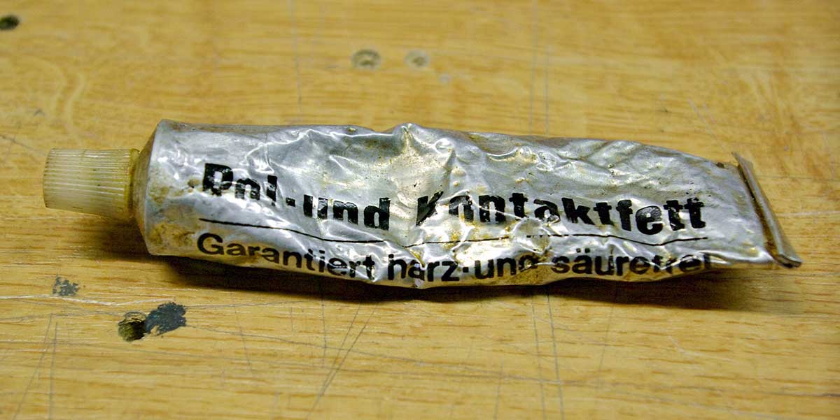 tube of toothpaste silver