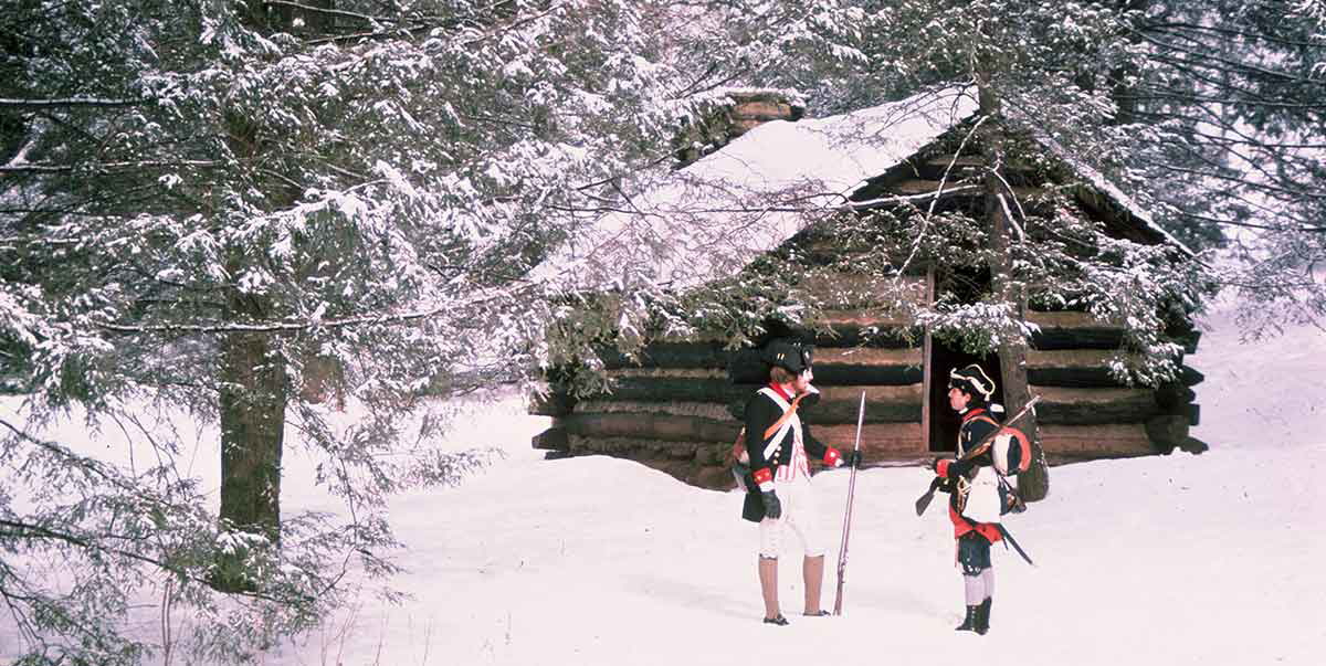 valley forge national historical park snow