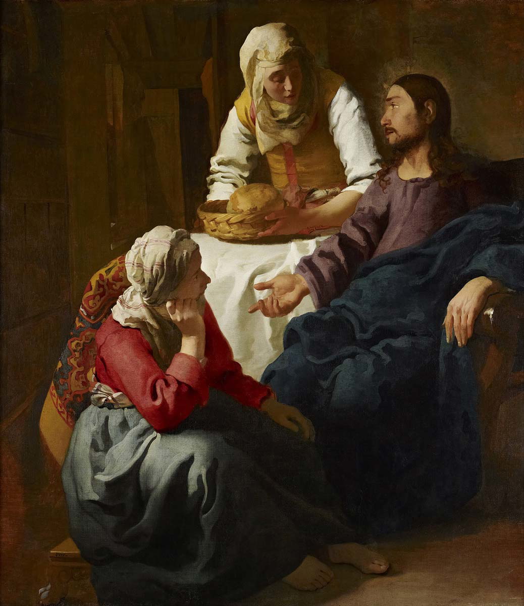 vermeer christ and mary