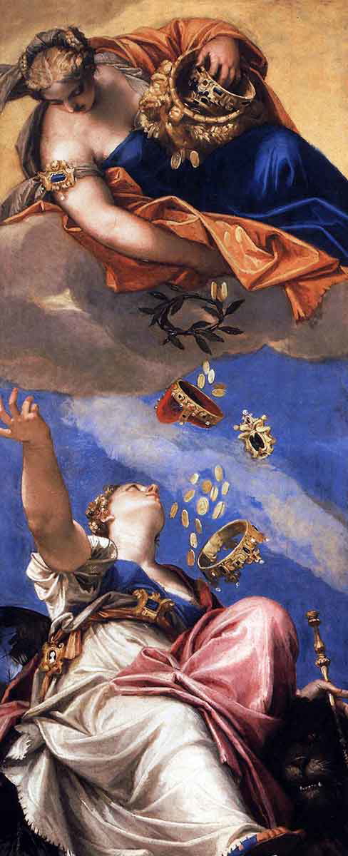 veronese juno showering gifts venetia palazzo ducale venice