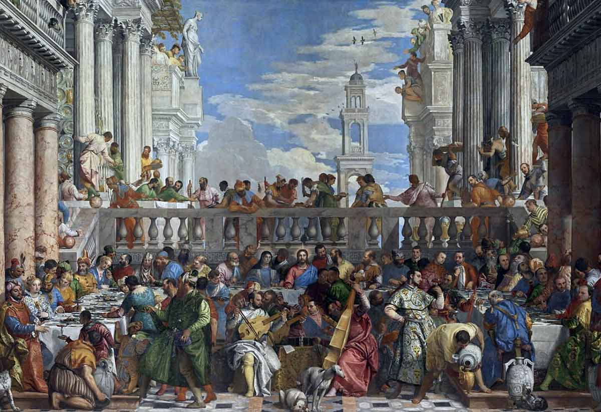 veronese wedding at cana 1563 louvre