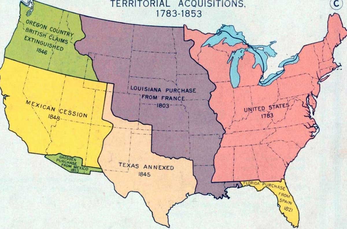 western expansion old west map