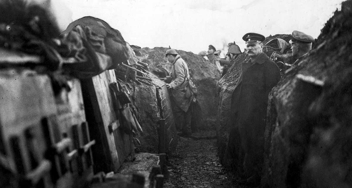 western front trenches