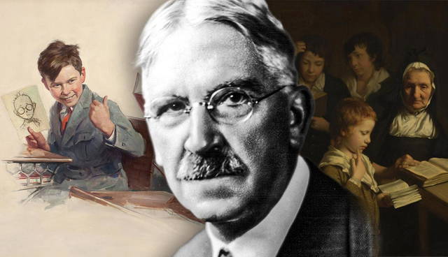 Educational philosopher John Dewey and classrooms