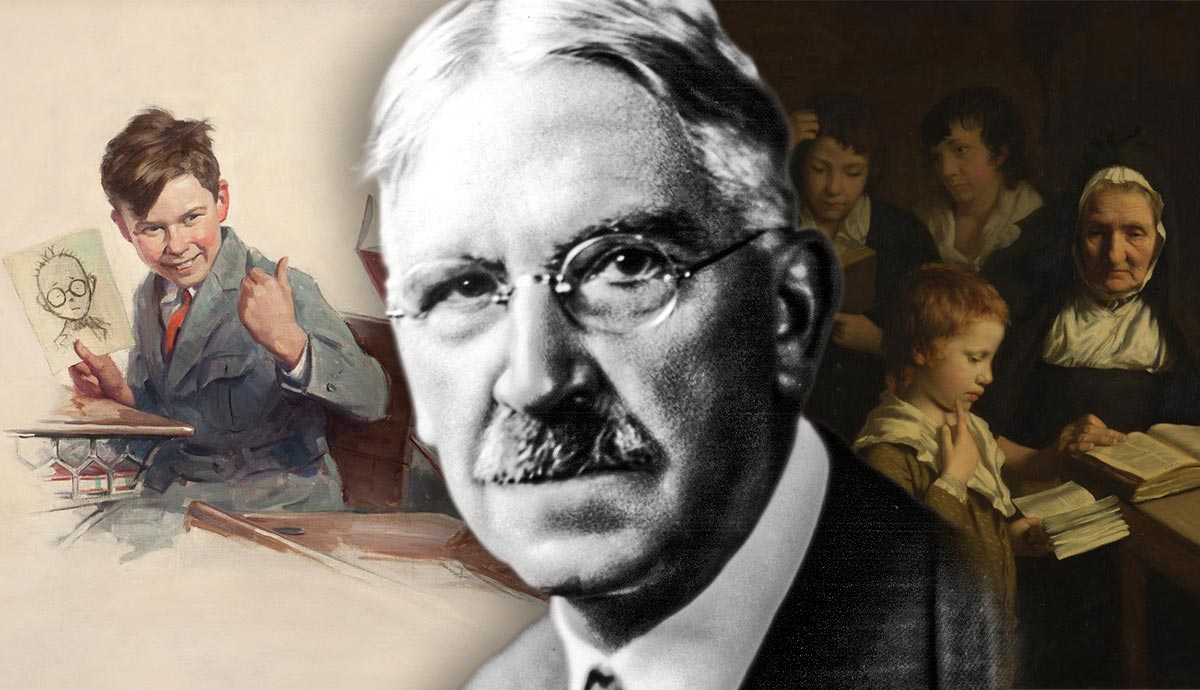 Educational philosopher John Dewey and classrooms