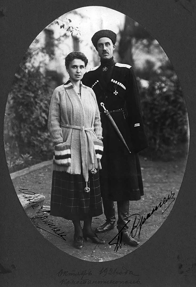 wrangel and wife wikimedia